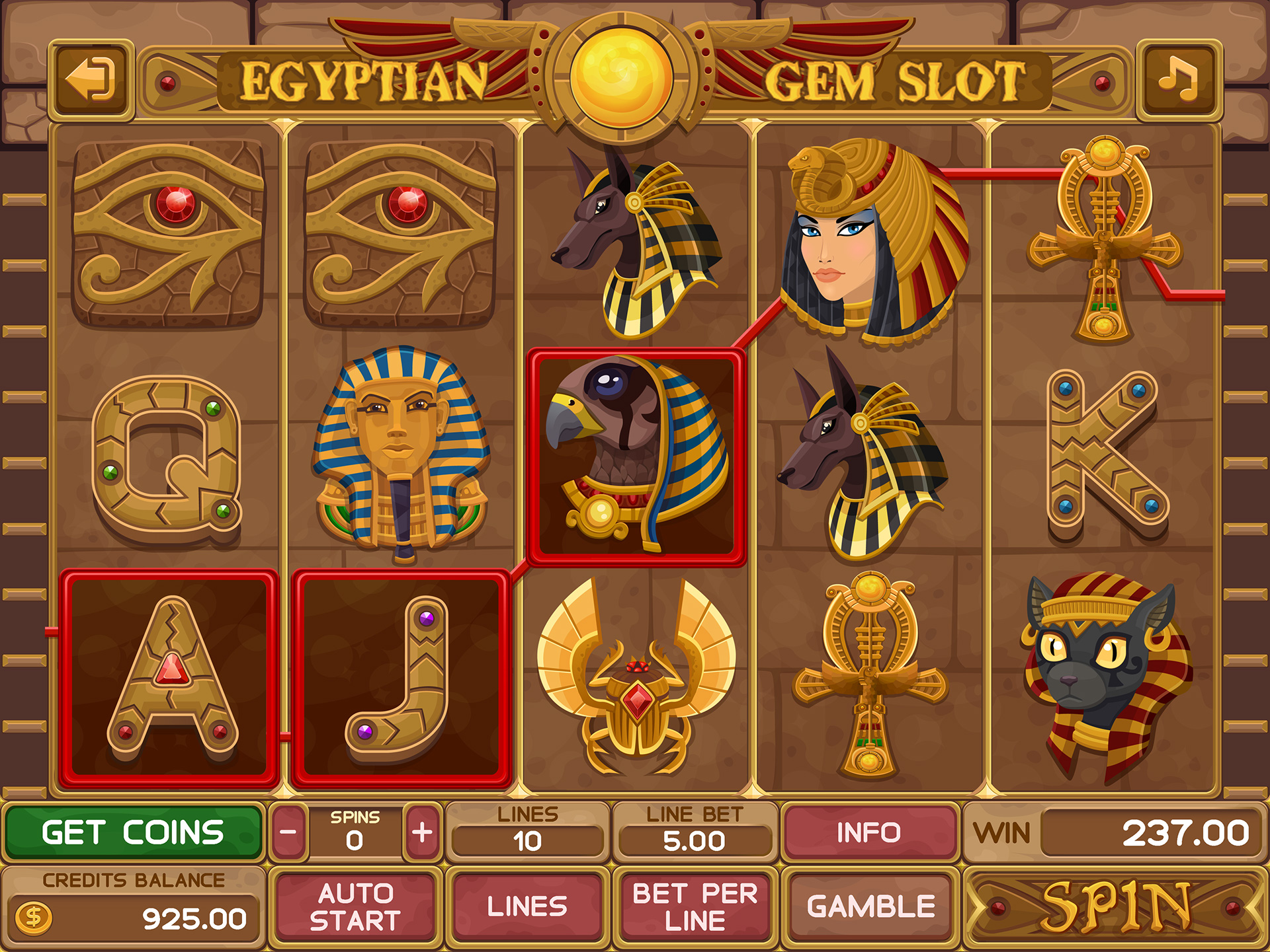 Egyptian Gem Slot