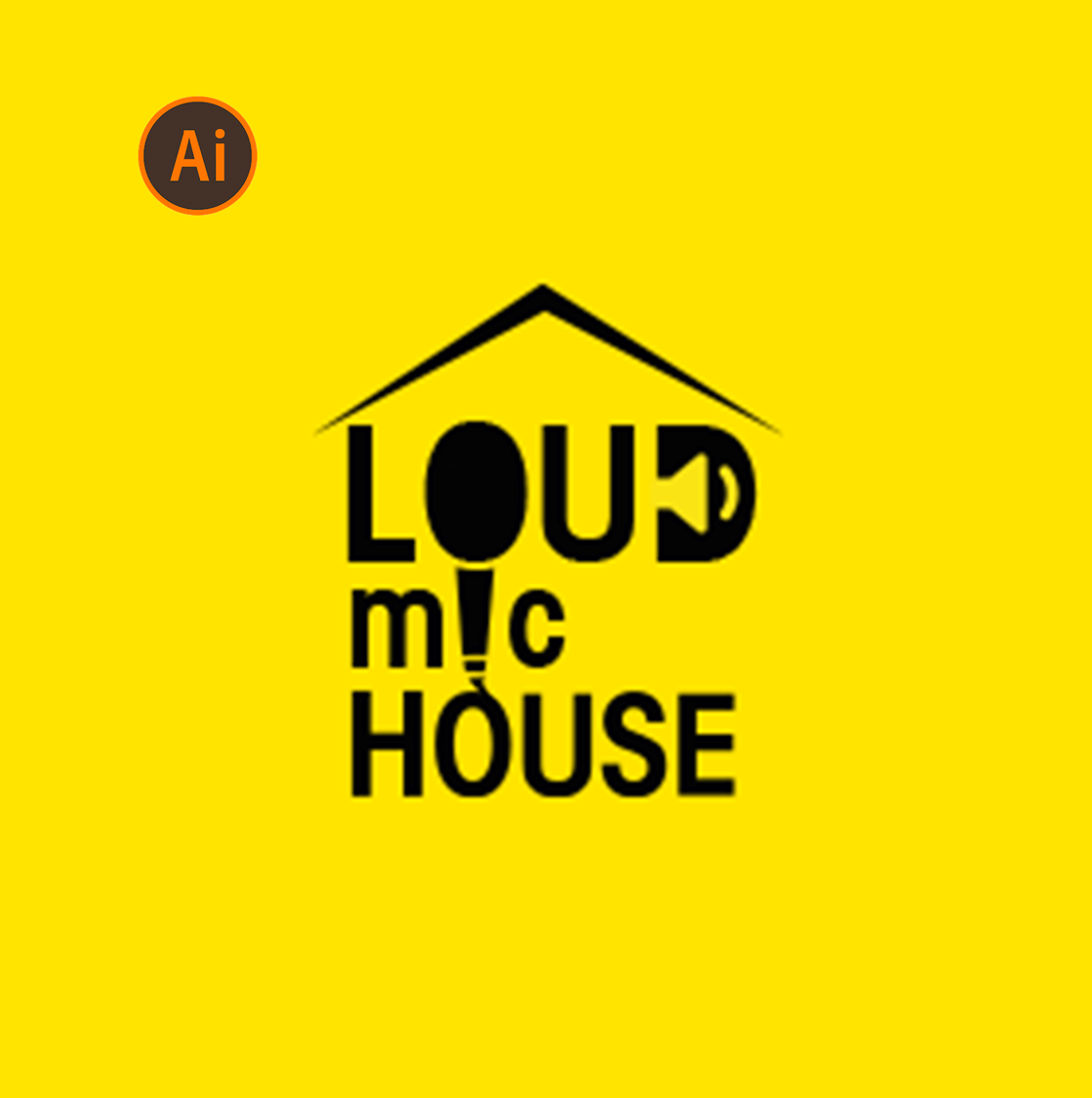 Loud Mic House Logo
