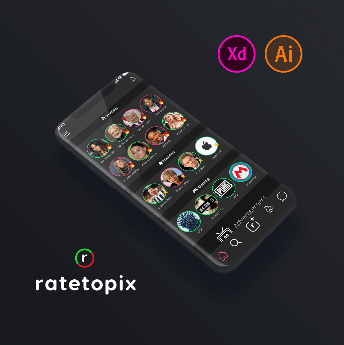Ratetopix App